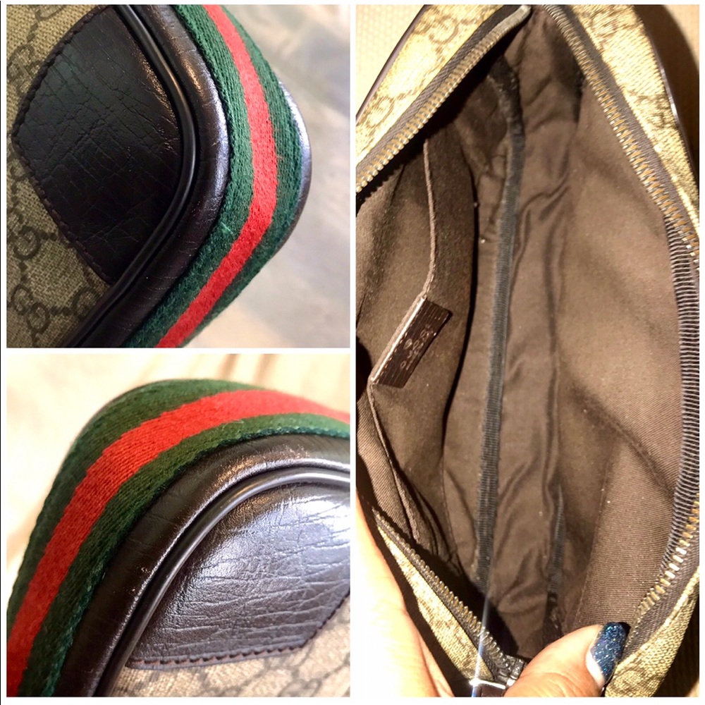 👑✅PRICE FIRM✅ AUTHENTIC Gucci Web Clutch - Picture 6 of 17